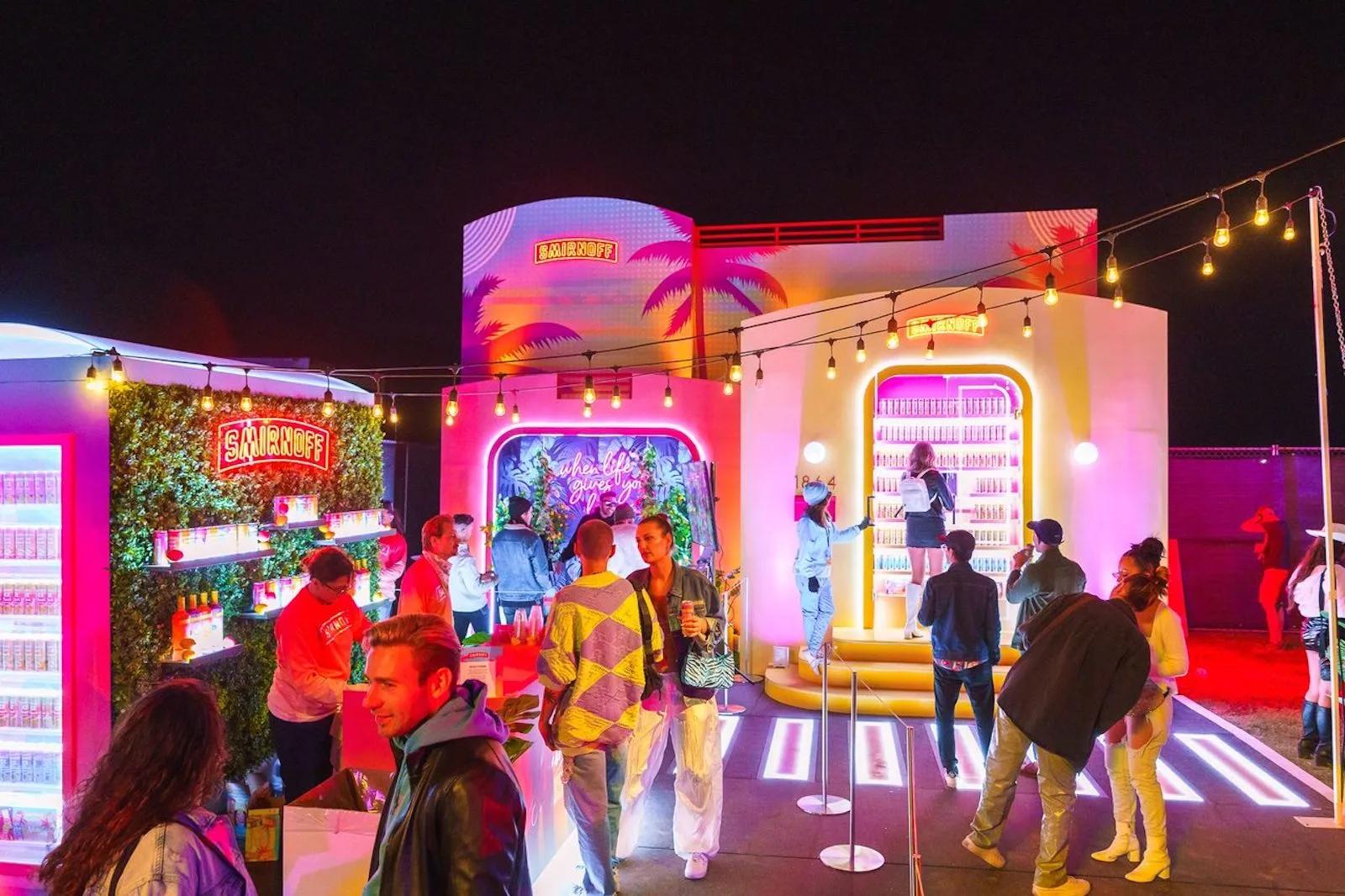 Neon Carnival Smirnoff Activation